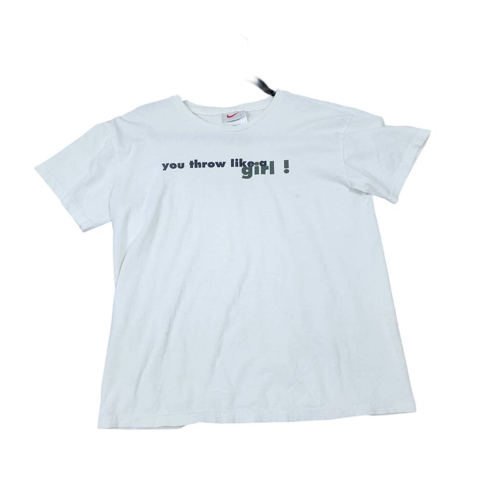 Nike vintage white tag made in the USA women's size large t shirt